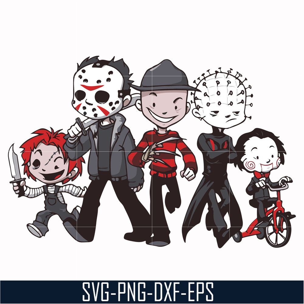 HLW2307205-Scary Friends Horror svg, Halloween svg, png, dxf, eps digital file HLW2307205.jpg