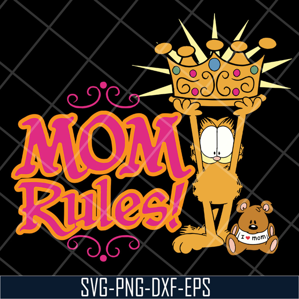MTD13042126-Mom rules svg, Mother's day svg, eps, png, dxf digital file MTD13042126.jpg