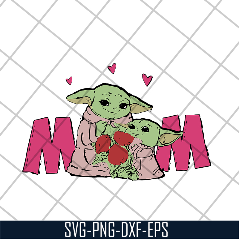 MTD20042103-Baby Yoda I love Mama Mother’s day 2021 svg, Mother's day svg, eps, png, dxf digital file MTD20042103.jpg