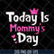 MTD23042128-Today is mommy day svg, Mother's day svg, eps, png, dxf digital file MTD23042128.jpg
