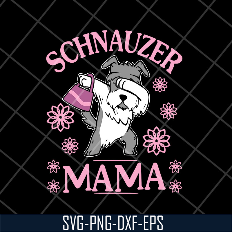 MTD26042102-Schnauzer mama svg, Mother's day svg, eps, png, dxf digital file MTD26042102.jpg
