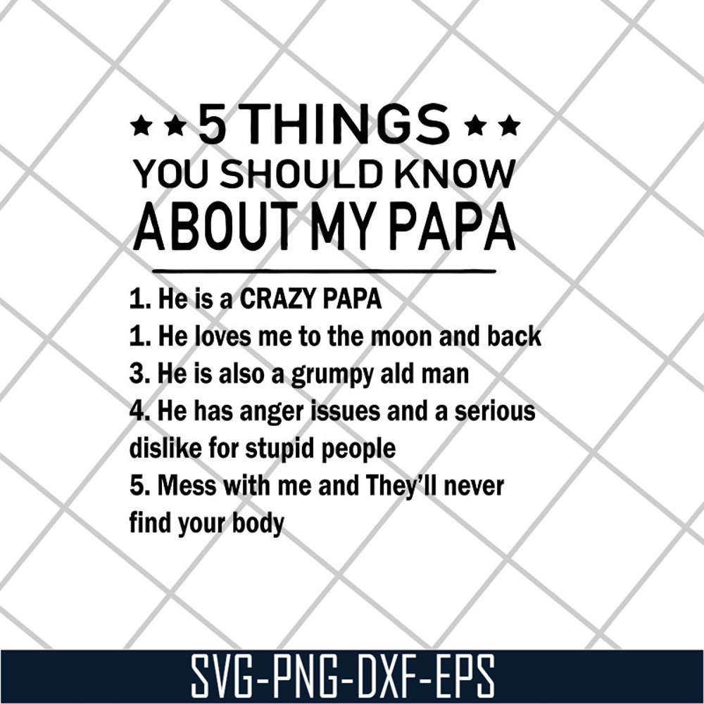 MTD27042115-5 thing you should know about my papa svg, Mother's day svg, eps, png, dxf digital file MTD27042115.jpg