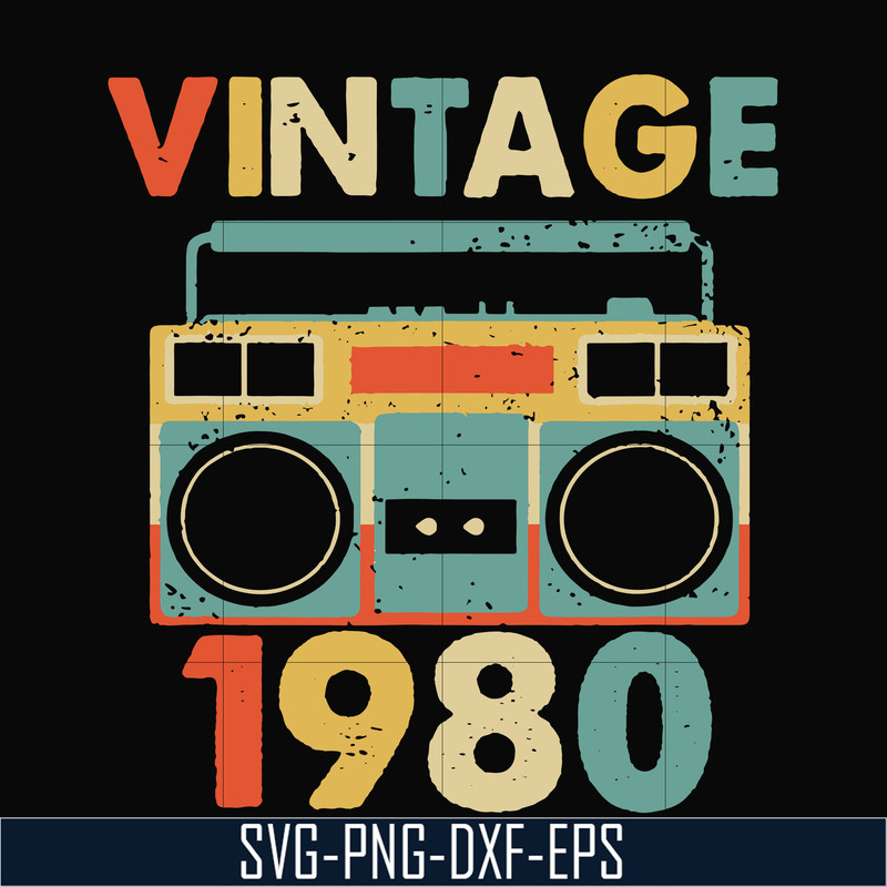 NBD0022-Vintage November 1980 svg, png, dxf, eps digital file NBD0022.jpg