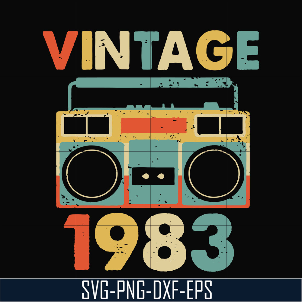 NBD0025-Vintage November 1983 svg, png, dxf, eps digital file NBD0025.jpg