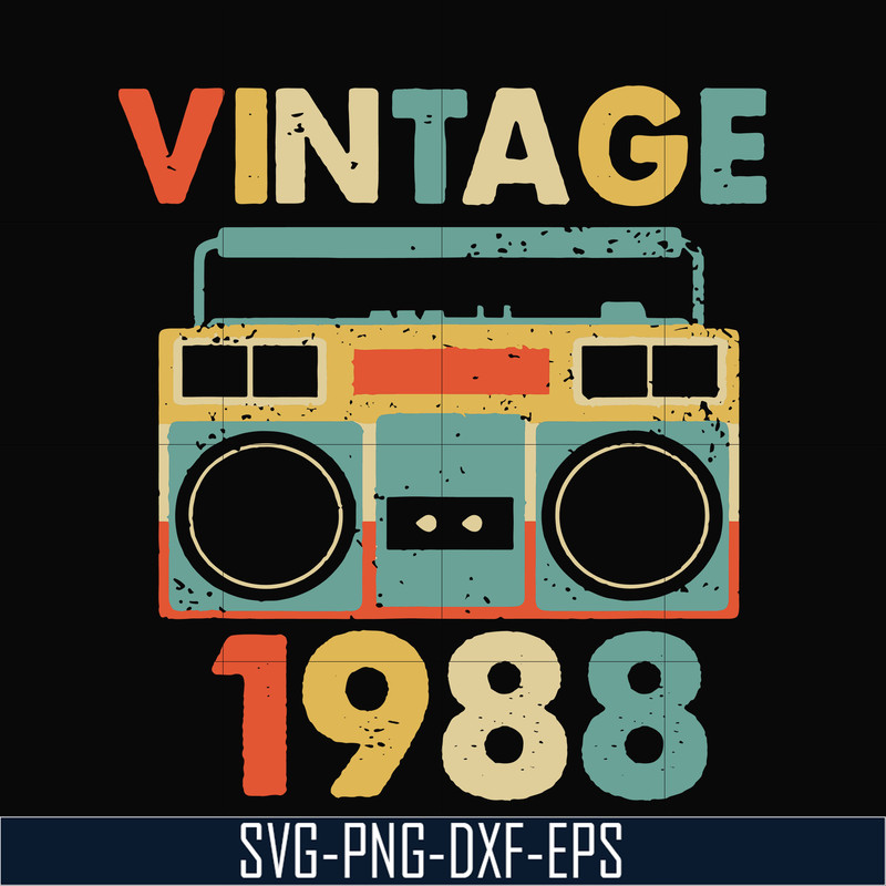 NBD0030-Vintage November 1988 svg, png, dxf, eps digital file NBD0030.jpg