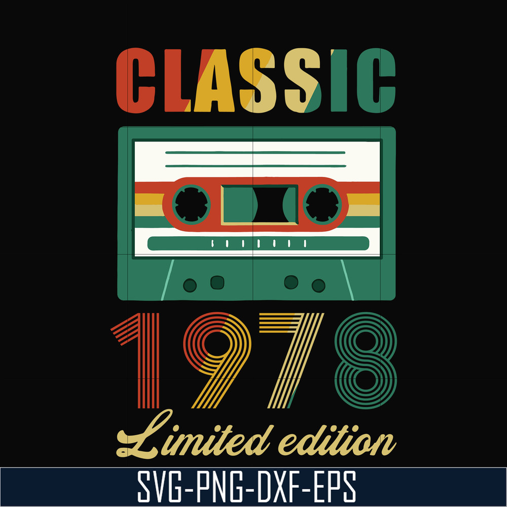 NBD0050-Classic 1978 limited edition svg, png, dxf, eps digital file NBD0050.jpg