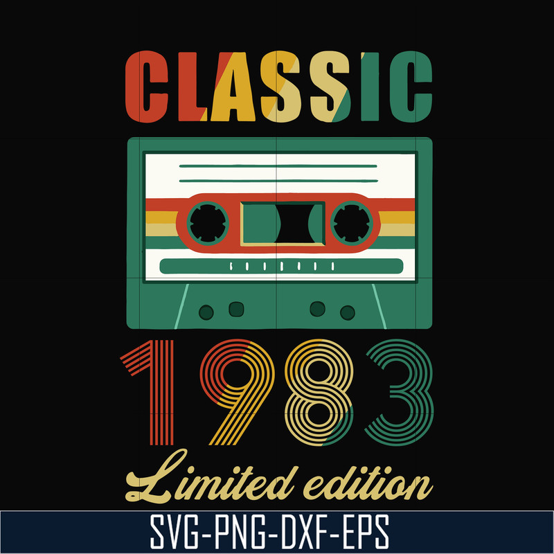 NBD0055-Classic 1983 limited edition svg, png, dxf, eps digital file NBD0055.jpg