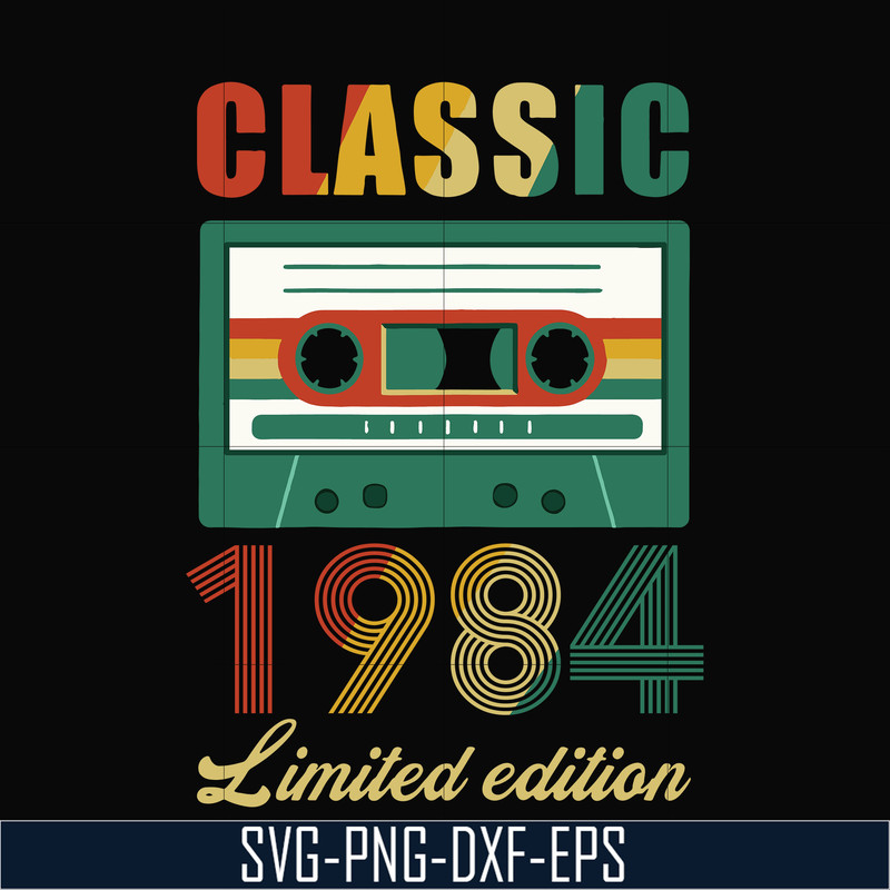 NBD0056-Classic 1984 limited edition svg, png, dxf, eps digital file NBD0056.jpg
