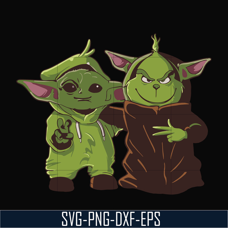 NCRM0013-Grinch with the child baby yoda svg, png, dxf, eps digital file NCRM0013.jpg