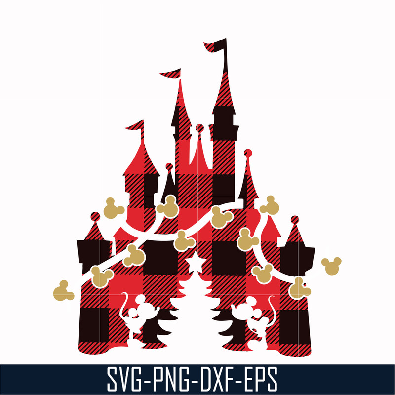 NCRM0097-Disney castle Christmas svg, png, dxf, eps digital file NCRM0097.jpg