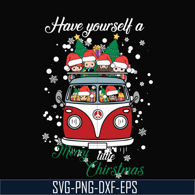 NCRM0143-Have yourself a merry little christmas svg, harry potter svg, png, dxf, eps digital file NCRM0143.jpg