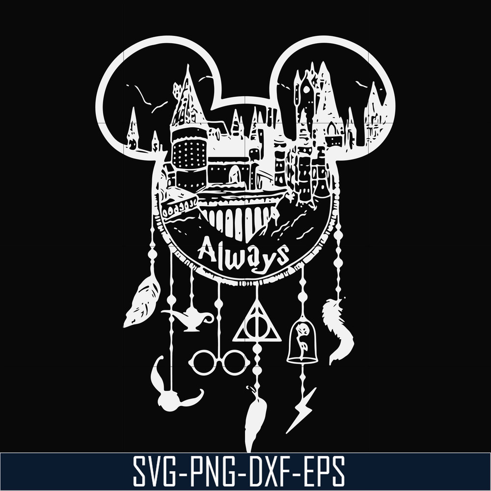 NCRM14072018-Harry Potter Always Mickey Mouse dream catcher svg, png, dxf, eps digital file NCRM14072018.jpg