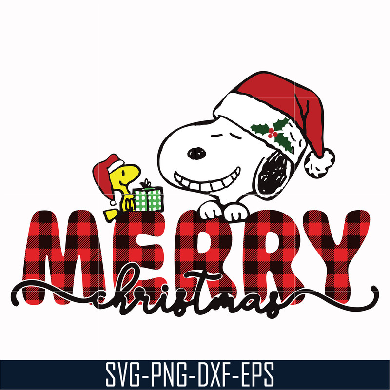 NCRM14072020-Snoopy merry christmas svg, png, dxf, eps digital file NCRM14072020.jpg