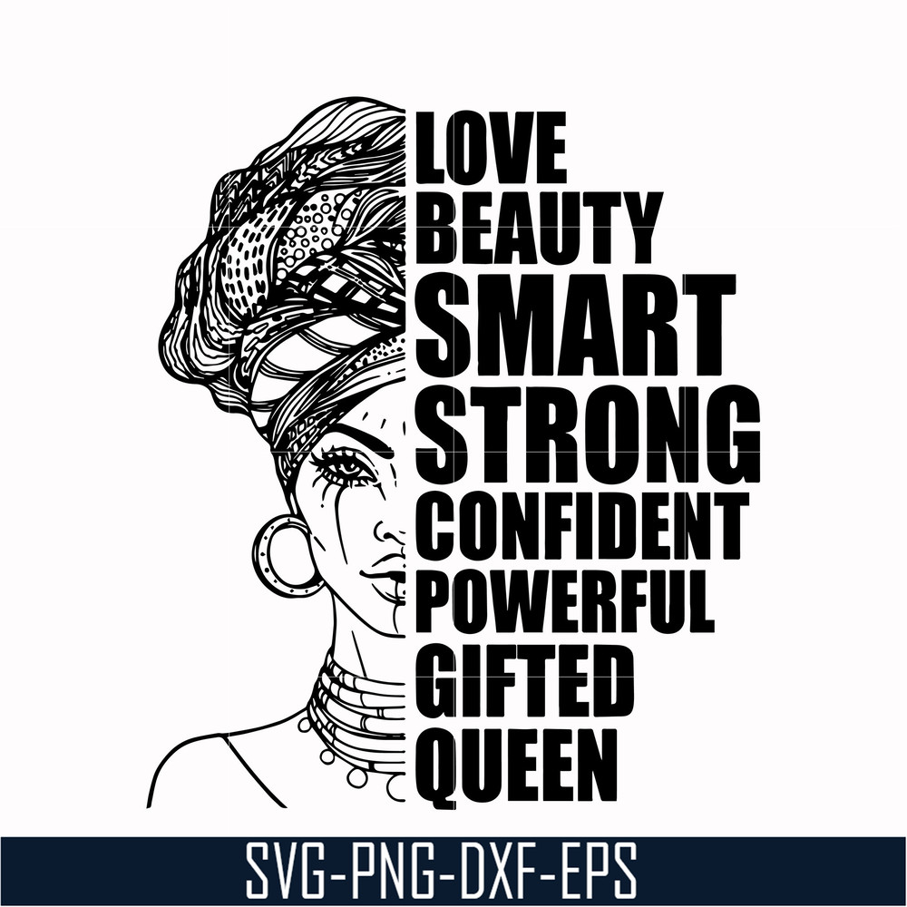 TD0180-love beauty smart strong confident powerfull gifted queen svg, png, dxf, eps digital file TD0180.jpg
