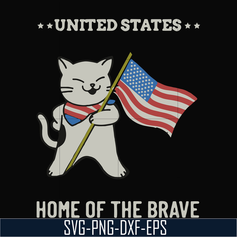 TD87-united states home of the brave svg, png, dxf, eps digital file TD87.jpg