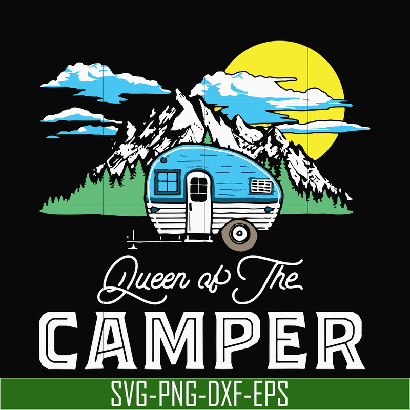 CMP021-Queen of the camper svg, png, dxf, eps digital file CMP021.jpg