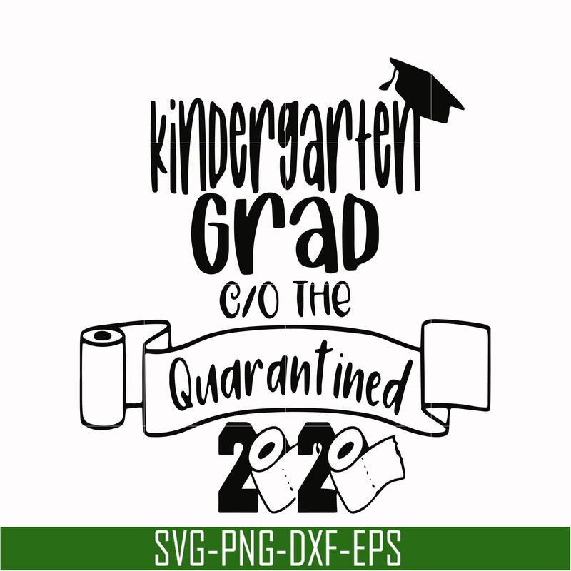 CMP066-kindergarten grad the quarantined 2020 svg, png, dxf, eps digital file CMP066.jpg