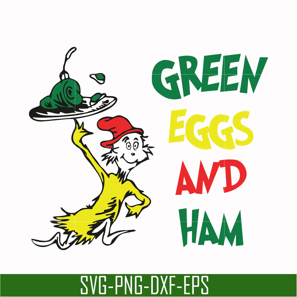 DR000102-Green eggs and ham svg, png, dxf, eps file DR000102.jpg