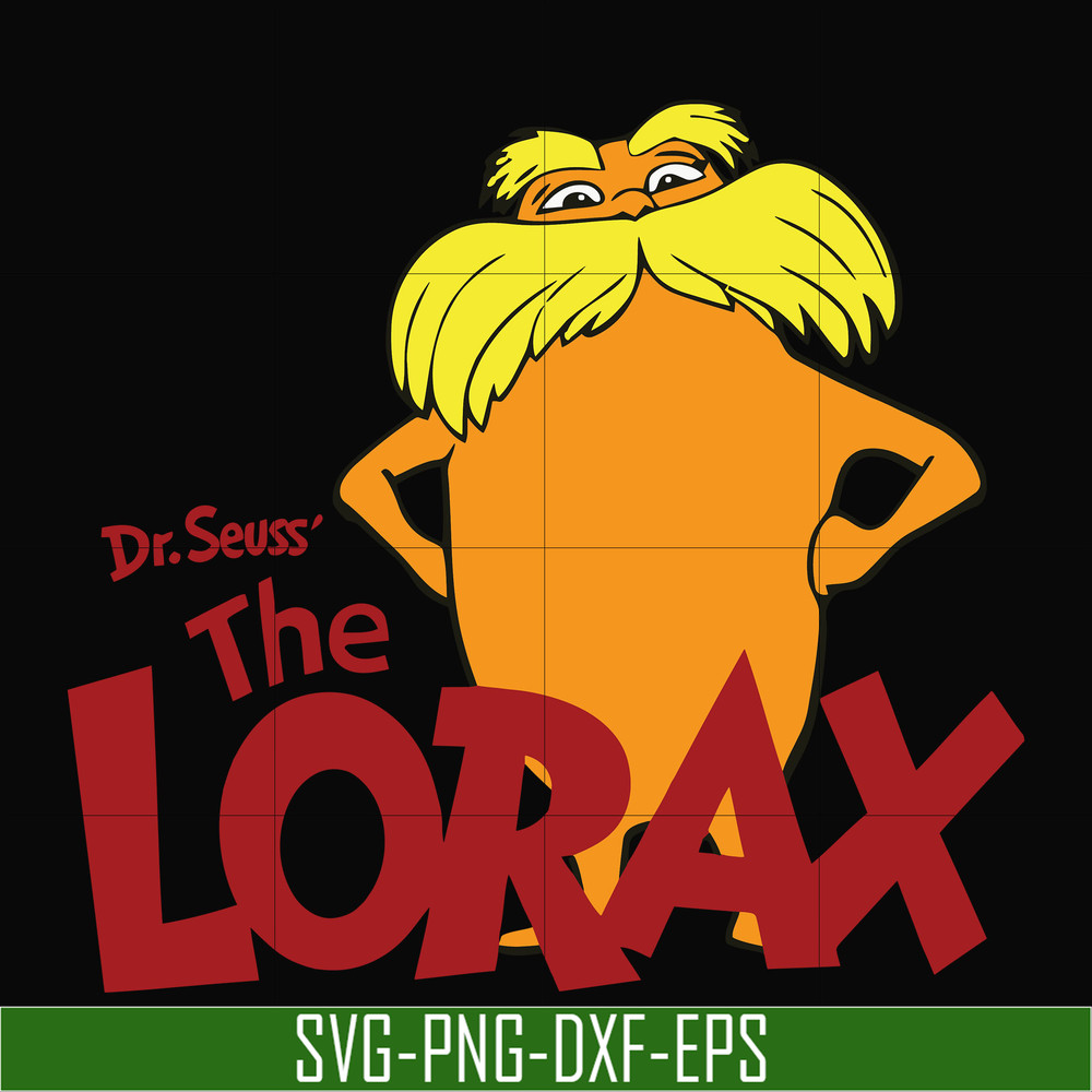 DR00011-The LORAX Dr.Seuss svg, png, dxf, eps file DR00011.jpg
