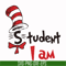 DR000129-Student I am svg, png, dxf, eps file DR000129.jpg