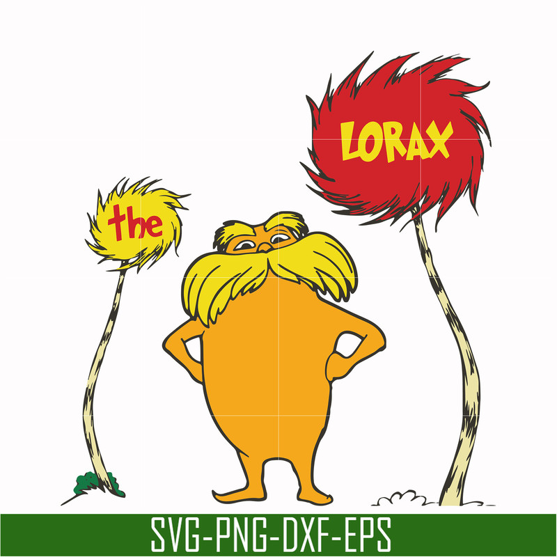 DR000151-The Lorax svg, png, dxf, eps file DR000151.jpg