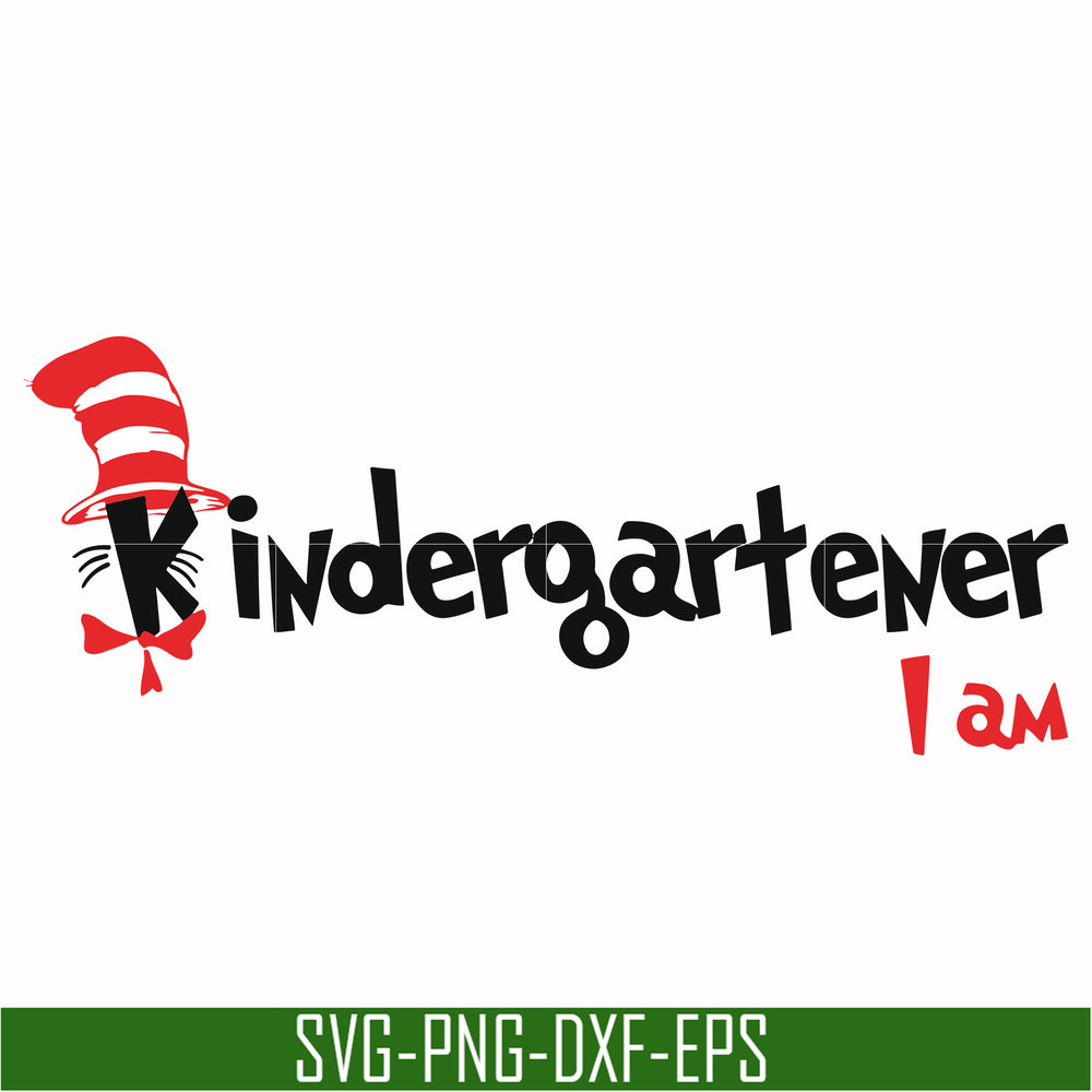 DR00065-Kindergartener I am svg, png, dxf, eps file DR00065.jpg