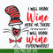 DR0601214-I will drink wine here or there i will drink wine everywhere svg, Dr seuss svg, png, dxf, eps digital file DR0601214.jpg