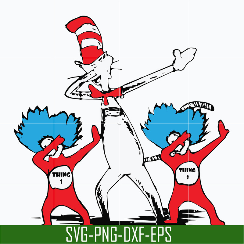 DR0601215-Dr seuss dabbing SVG, Dr seuss svg, png, dxf, eps digital file DR0601215.jpg