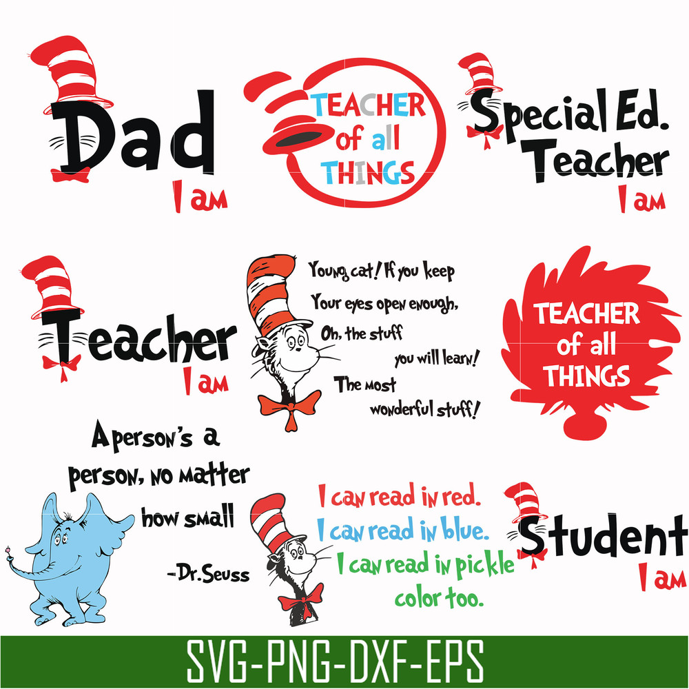 DRB07012112-Dr seuss bundle svg, teacher of all things dr seuss svg, dr seuss quotes svg, png, dxf, eps digital file DRB07012112.jpg