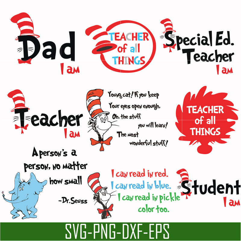 DRB07012112-Dr seuss bundle svg, teacher of all things dr seuss svg, dr seuss quotes svg, png, dxf, eps digital file DRB07012112.jpg
