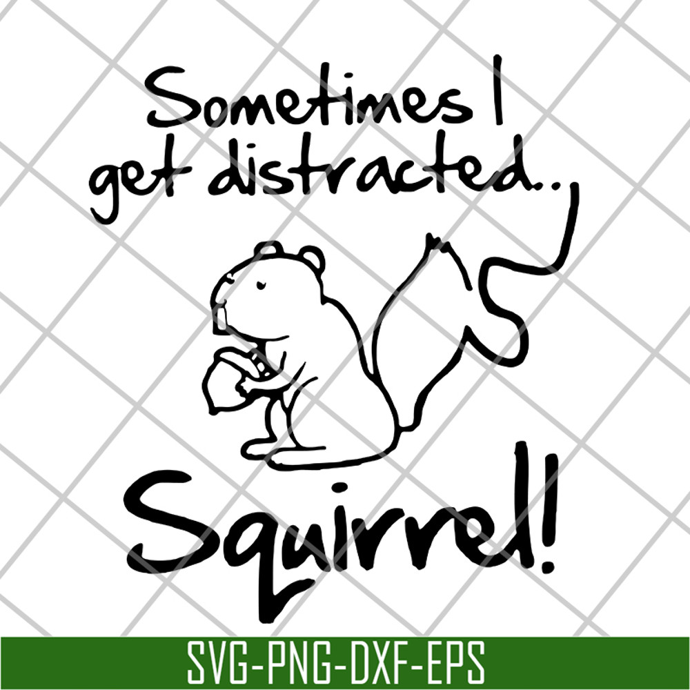 FN15062105-Sometimes I Get Distracted Squirre svg, png, dxf, eps digital file FN15062105.jpg