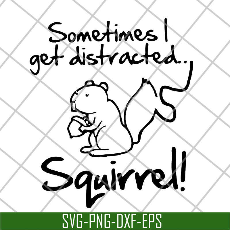 FN15062105-Sometimes I Get Distracted Squirre svg, png, dxf, eps digital file FN15062105.jpg