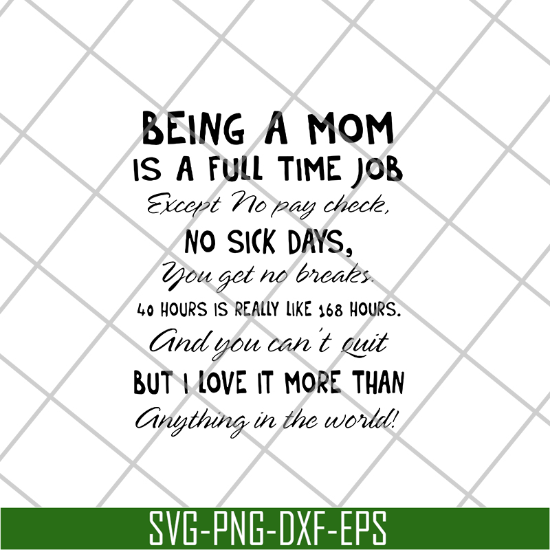 FN15062115-Being A Mom svg, png, dxf, eps digital file FN15062115.jpg