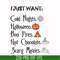 HLW0011-I just want halloween svg, png, dxf, eps digital file HLW0011.jpg