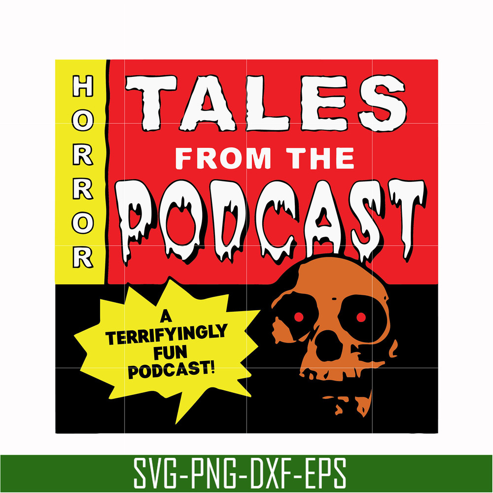 HLW0015-Tales from the podcast svg, png, dxf, eps, digital file HLW0015.jpg