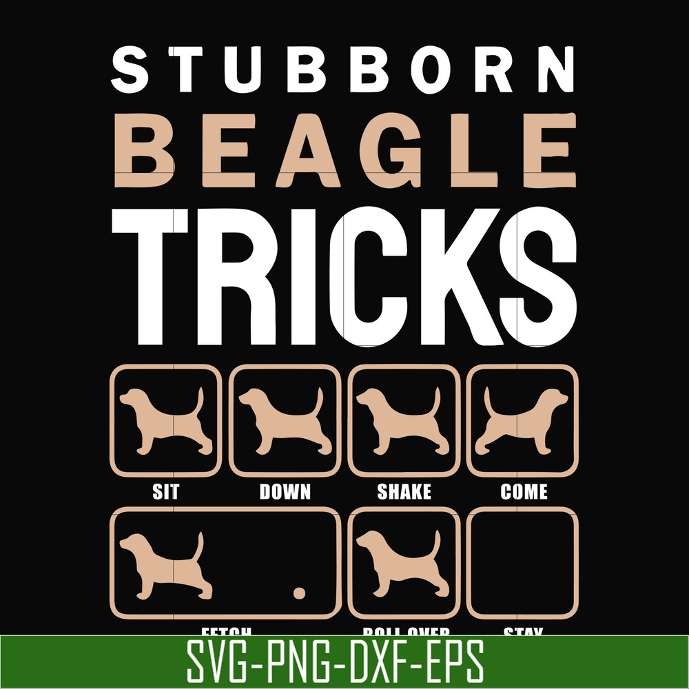 HLW2007206-Stubborn beagle tricks svg, png, dxf, eps digital file HLW2007206.jpg