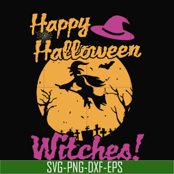 happy halloween witches svg, png, dxf, eps digital file hlw2107210