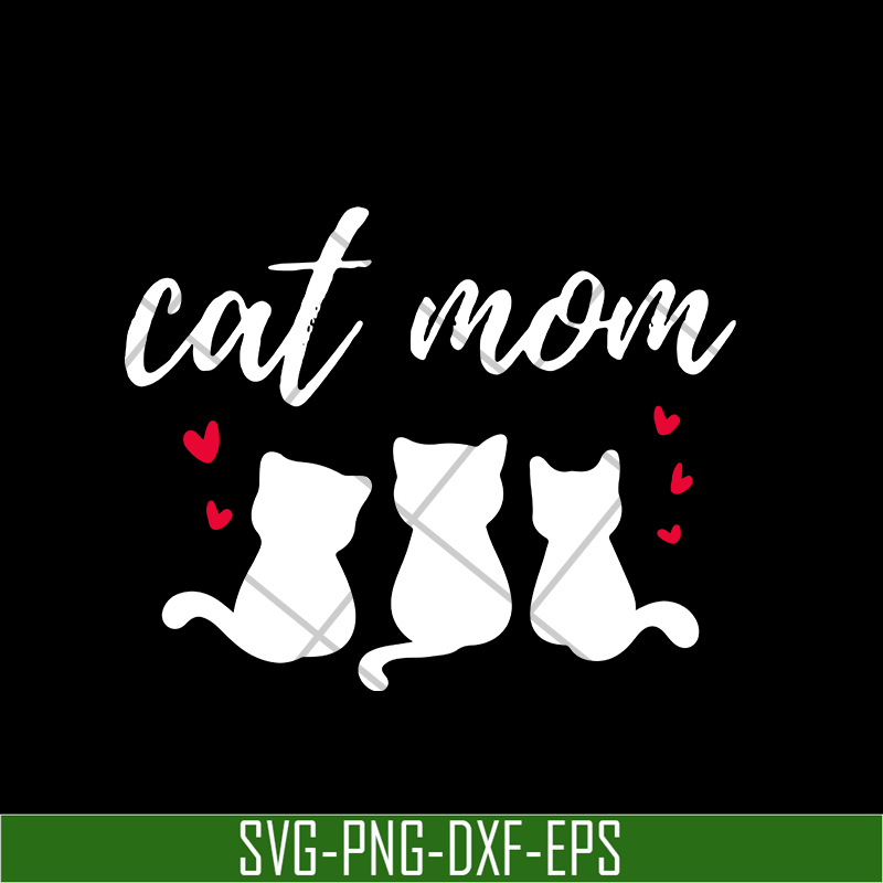 MTD03042111-Cat mom svg,Mother's day svg, eps, png, dxf digital file MTD03042111.jpg