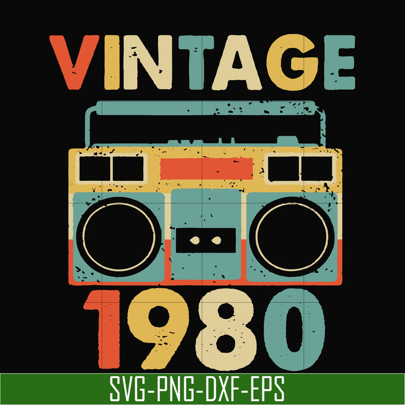 NBD0022-Vintage November 1980 svg, png, dxf, eps digital file NBD0022.jpg