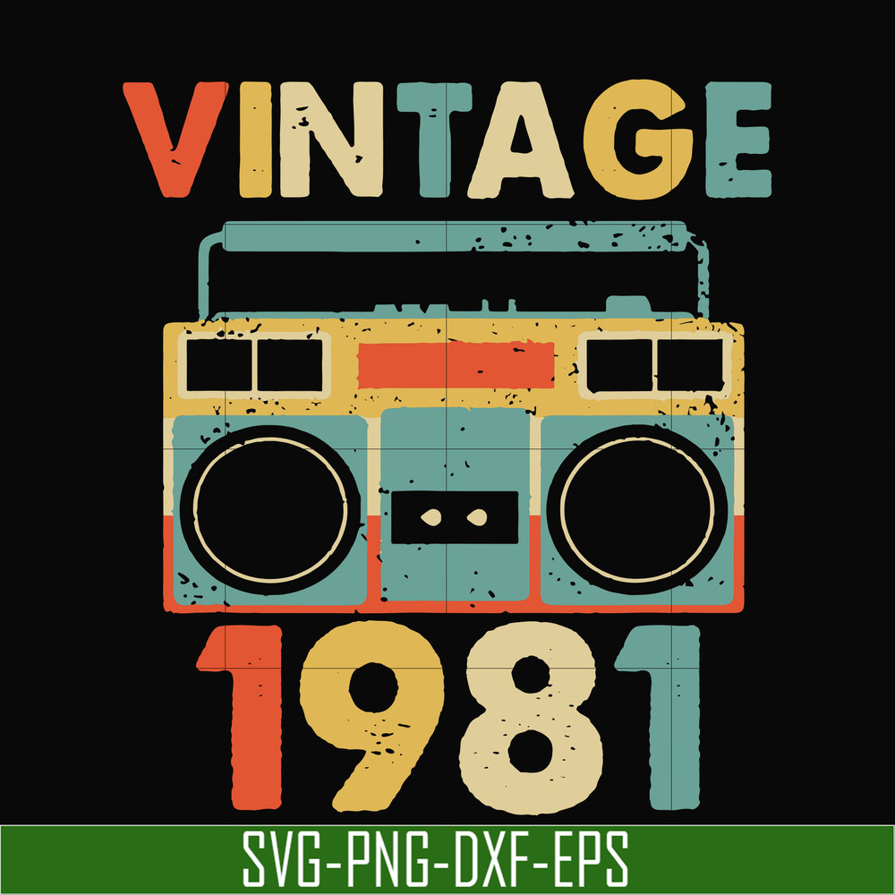 NBD0023-Vintage November 1981 svg, png, dxf, eps digital file NBD0023.jpg