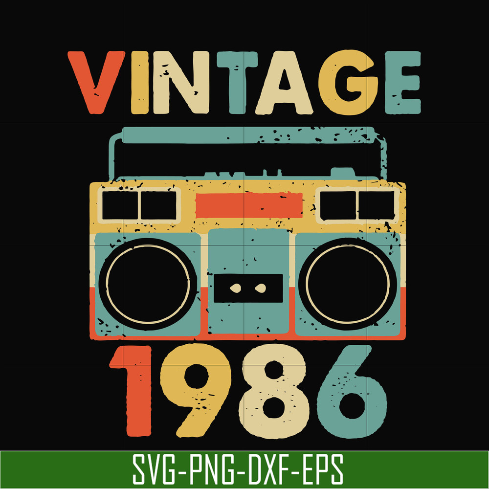 NBD0028-Vintage November 1986 svg, png, dxf, eps digital file NBD0028.jpg