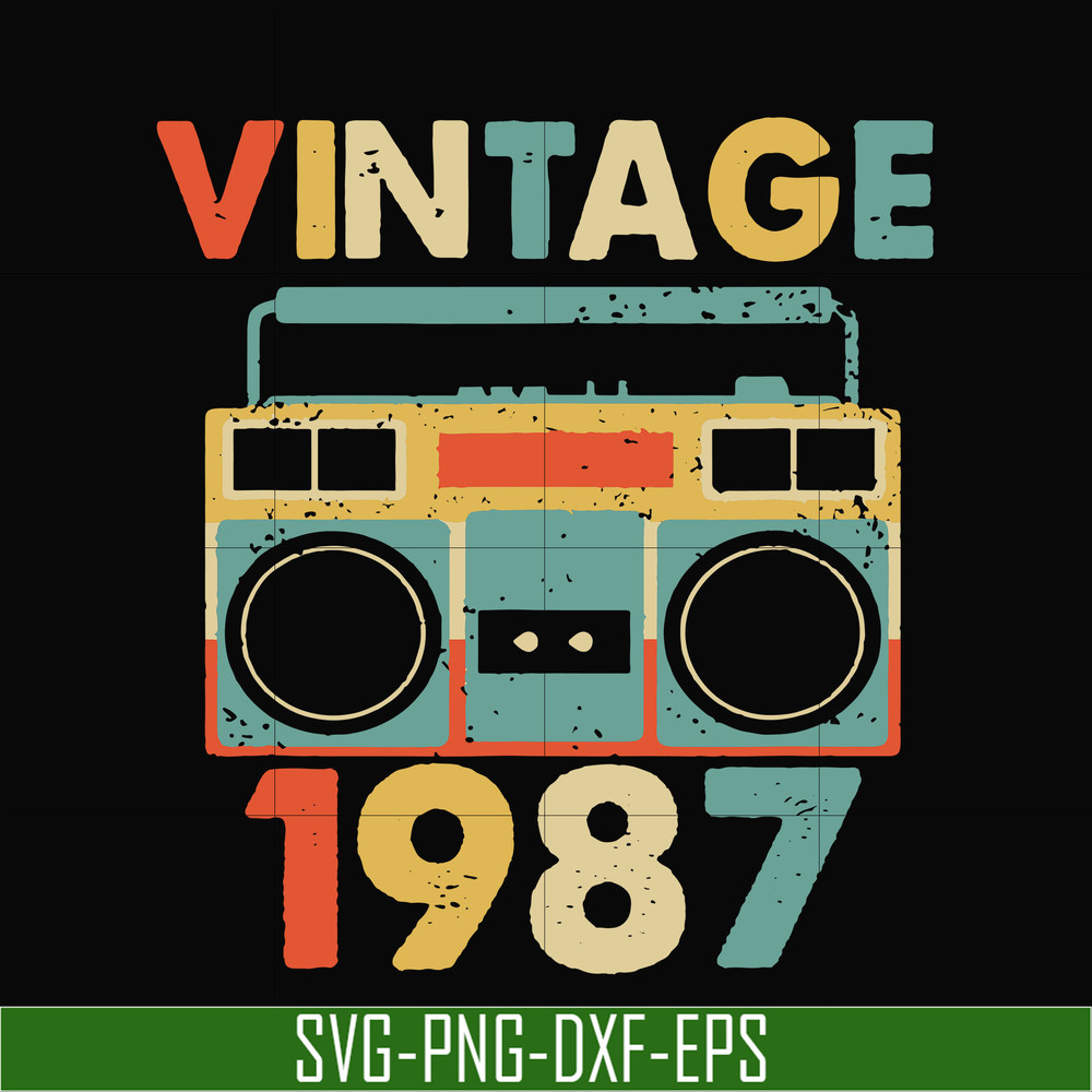 NBD0029-Vintage November 1987 svg, png, dxf, eps digital file NBD0029.jpg