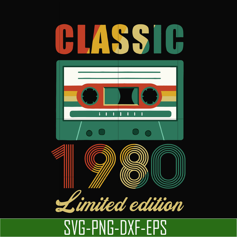 NBD0052-Classic 1980 limited edition svg, png, dxf, eps digital file NBD0052.jpg