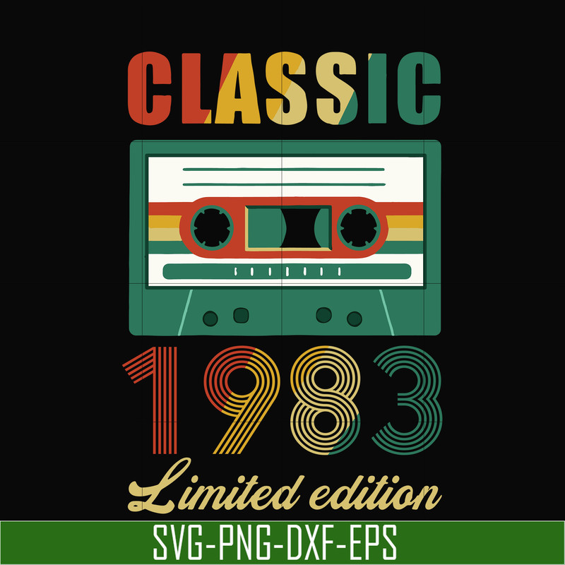 NBD0055-Classic 1983 limited edition svg, png, dxf, eps digital file NBD0055.jpg