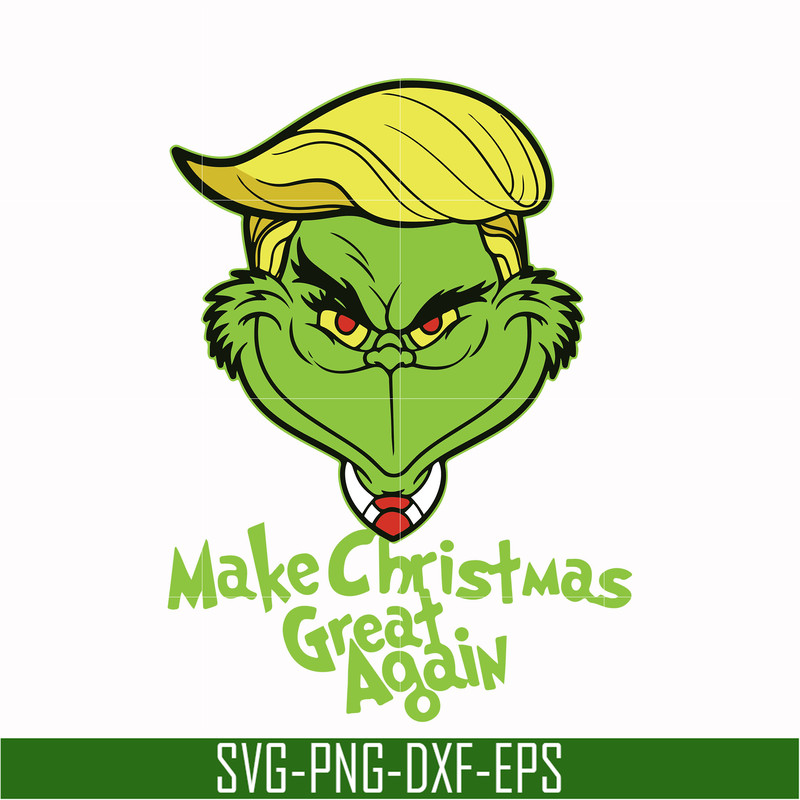 NCRM0003-Make christmas great again svg, grinch svg, png, dxf, eps digital file NCRM0003.jpg