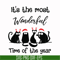 NCRM0019-It's the most wonderful time of the year svg, christmas svg, png, dxf, eps digital file NCRM0019.jpg