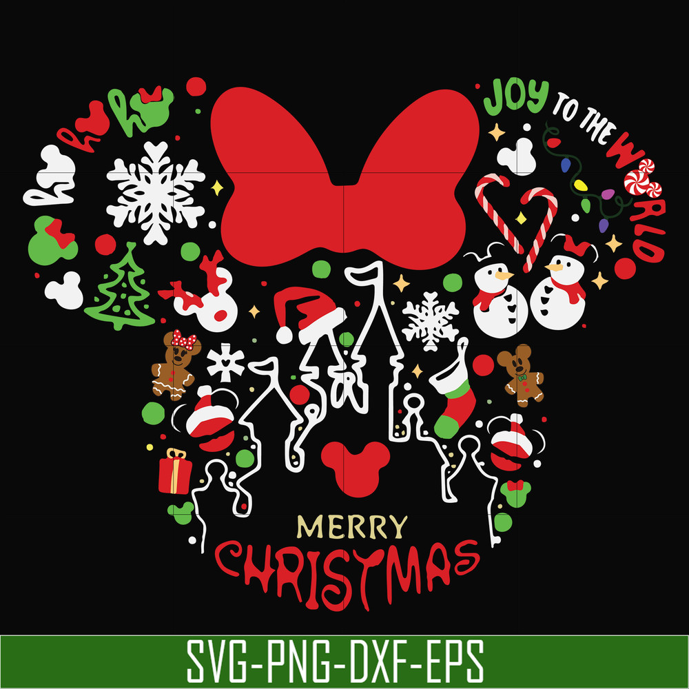 NCRM0096-Merry Christmas Disney Minnie mouse svg, png, dxf, eps digital file NCRM0096.jpg