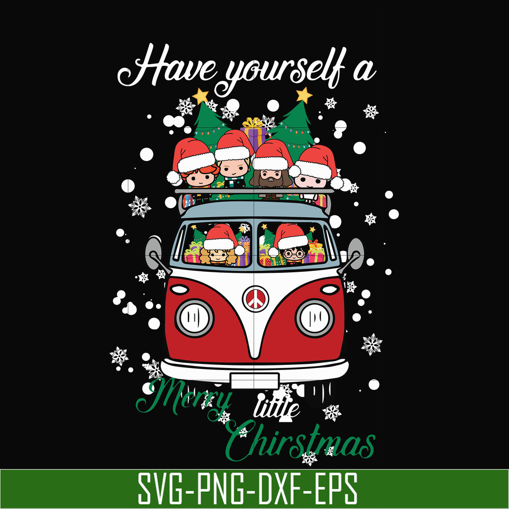NCRM0143-Have yourself a merry little christmas svg, harry potter svg, png, dxf, eps digital file NCRM0143.jpg