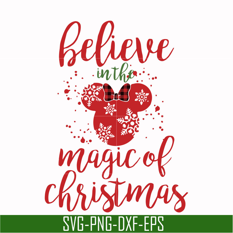 NCRM0175-Believe in the magic of christmas svg, png, dxf, eps digital file NCRM0175.jpg