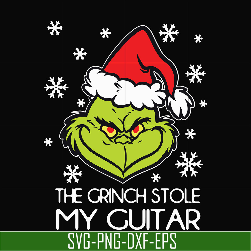NCRM1307209-The grinch stole my guitar svg, png, dxf, eps digital file NCRM1307209.jpg